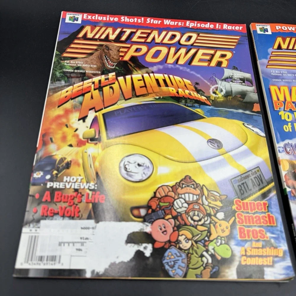 Nintendo Power Magazine Lot of 2 - Volume 119 Volume 117 Zelda Super Smash Bros